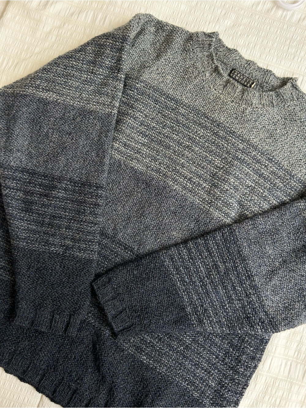 Rare Vintage 1990s Barney’s New York 100% Pure New Wool Sweater